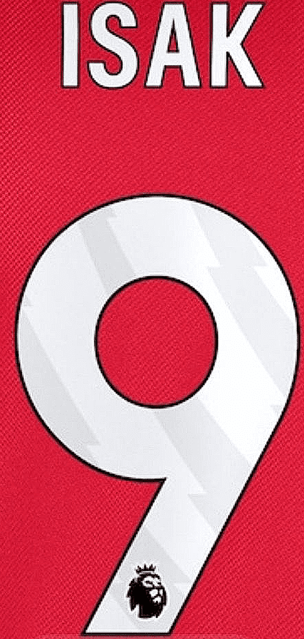 Liverpool 2025-Home ISAK #9 Official Name Set-White