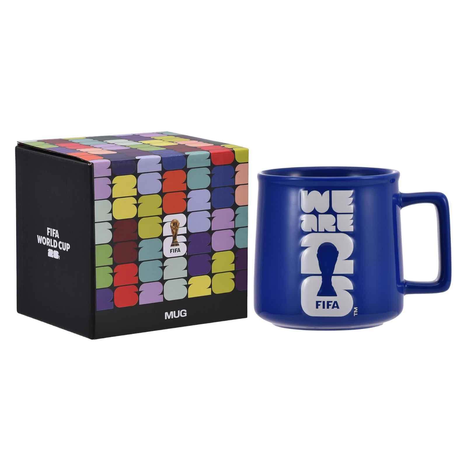 Logo Brands 2026 FIFA World Cup 16oz "We Are 26" Ceramic Mug (Front and Box)