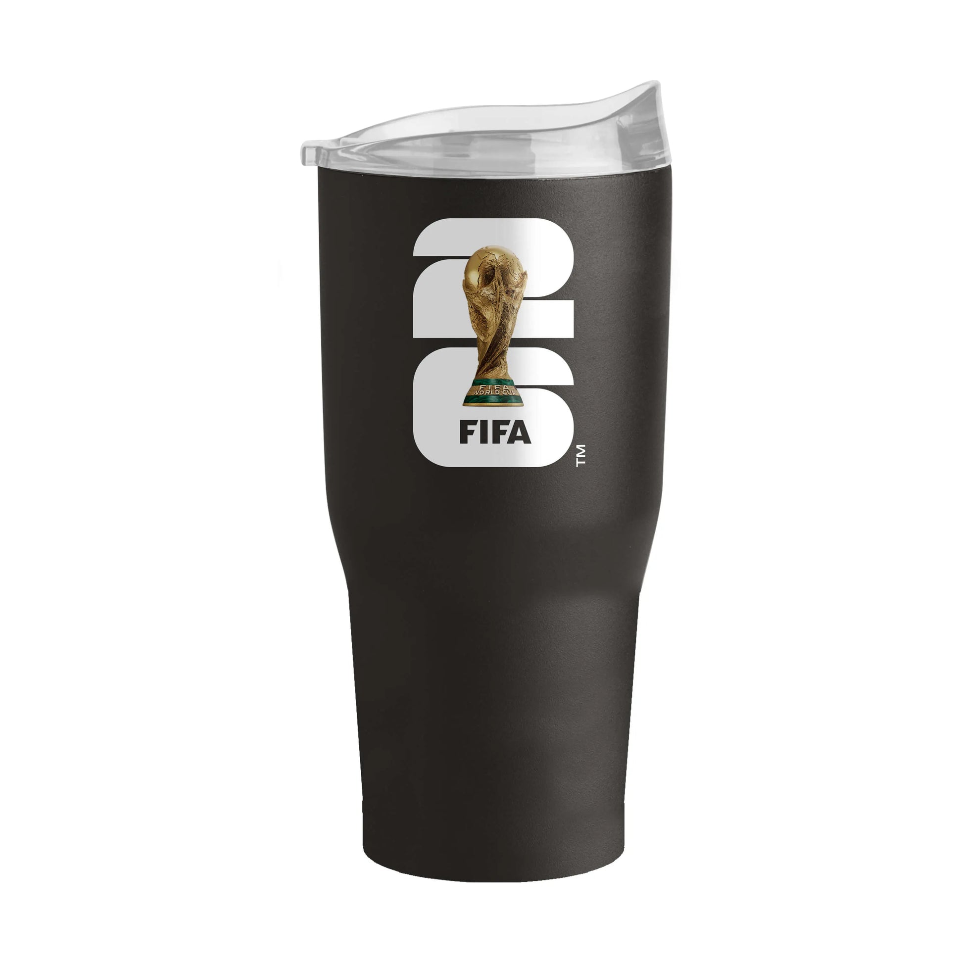 Logo Brands 2026 FIFA World Cup 30oz Black Powder Coat Tumbler (Front)