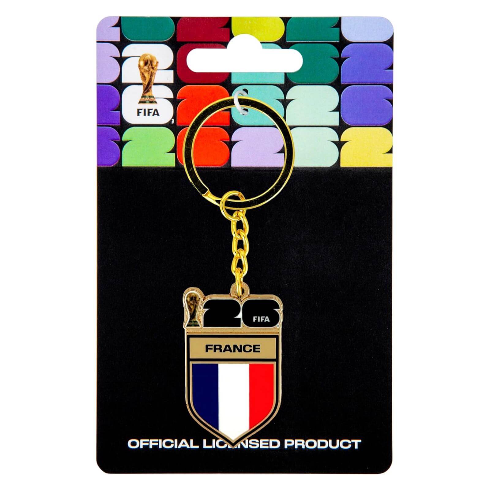 Logo Brands 2026 FIFA World Cup France Flag Keychain – ProSoccer