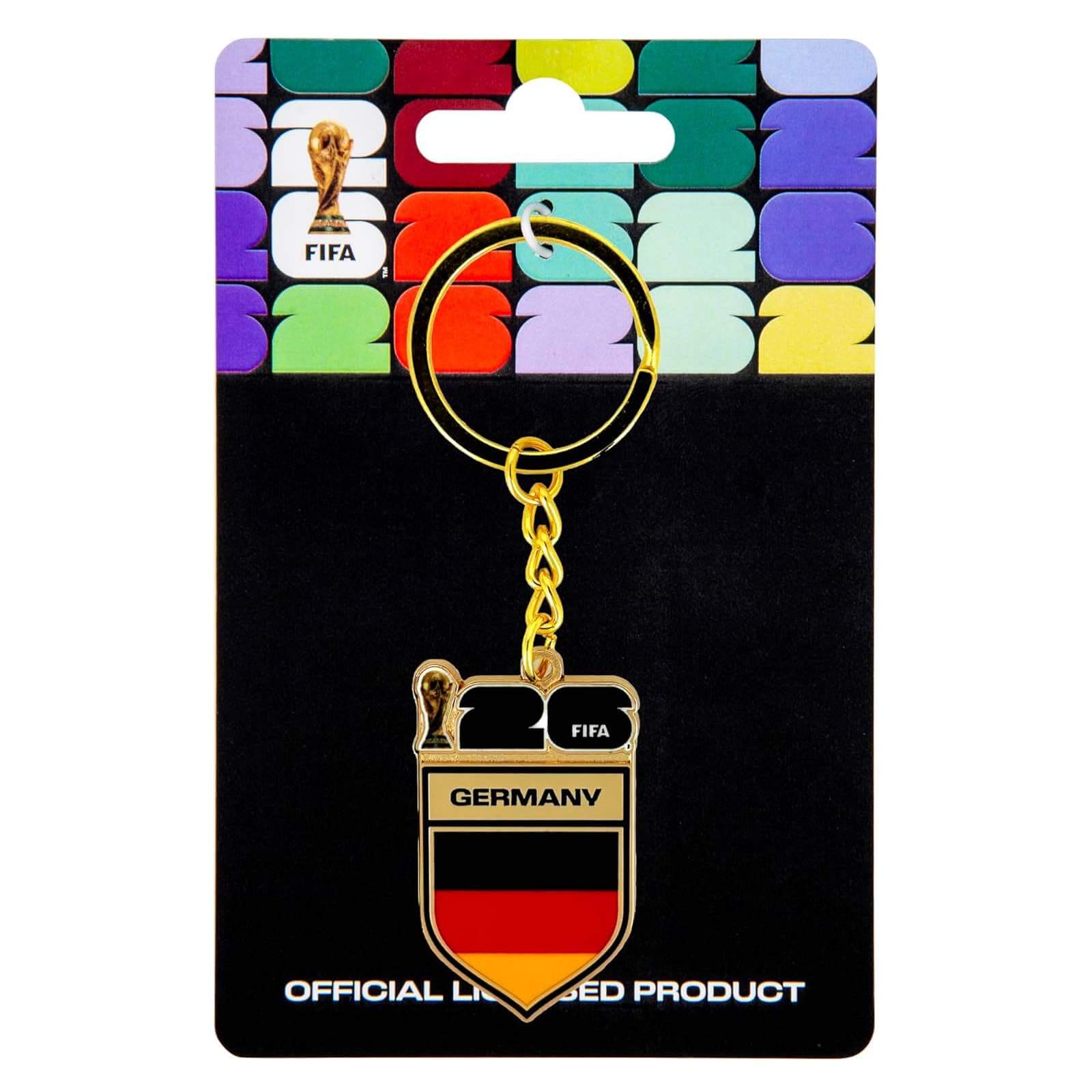 Logo Brands 2026 FIFA World Cup Germany Flag Keychain (Package - Front)