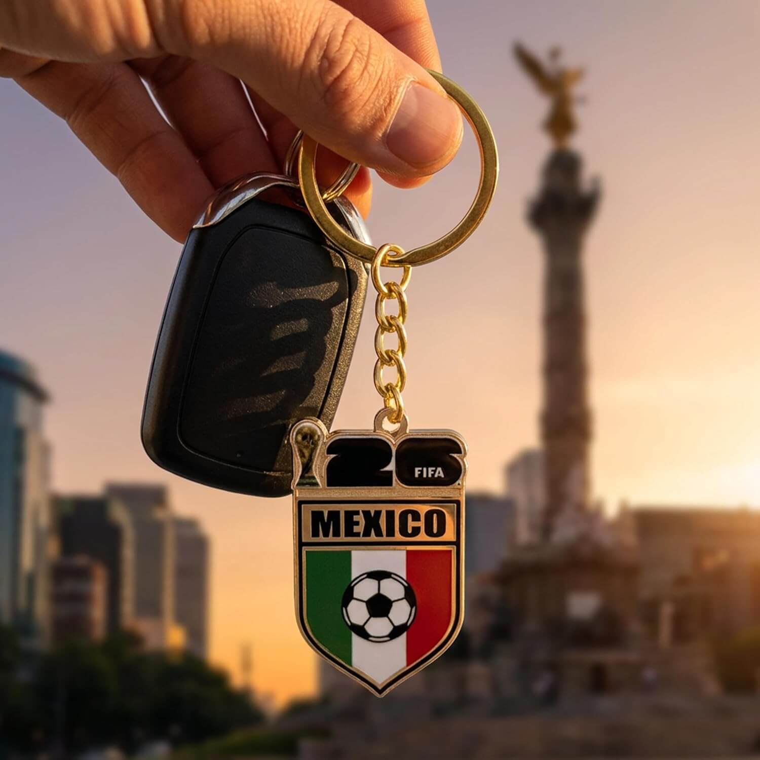 Logo Brands 2026 FIFA World Cup Mexico Flag Keychain – ProSoccer