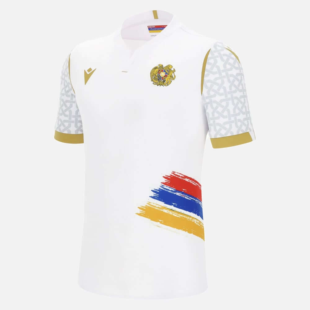 Macron 2022-24 Armenia Men's Authentic Third Jersey (Lateral - Front)
