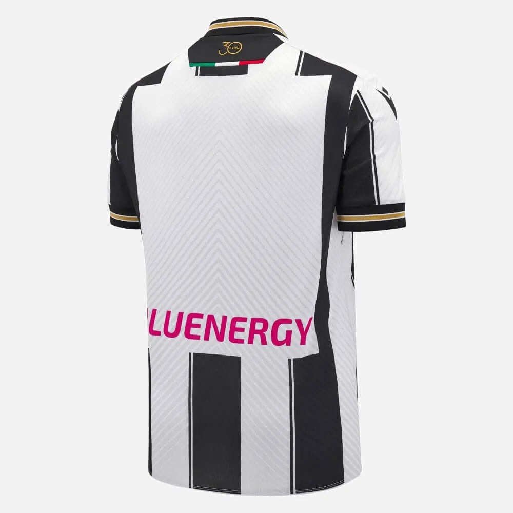 Macron 2024-25 Udinese Calcio Men's Authentic Home Soccer Jersey