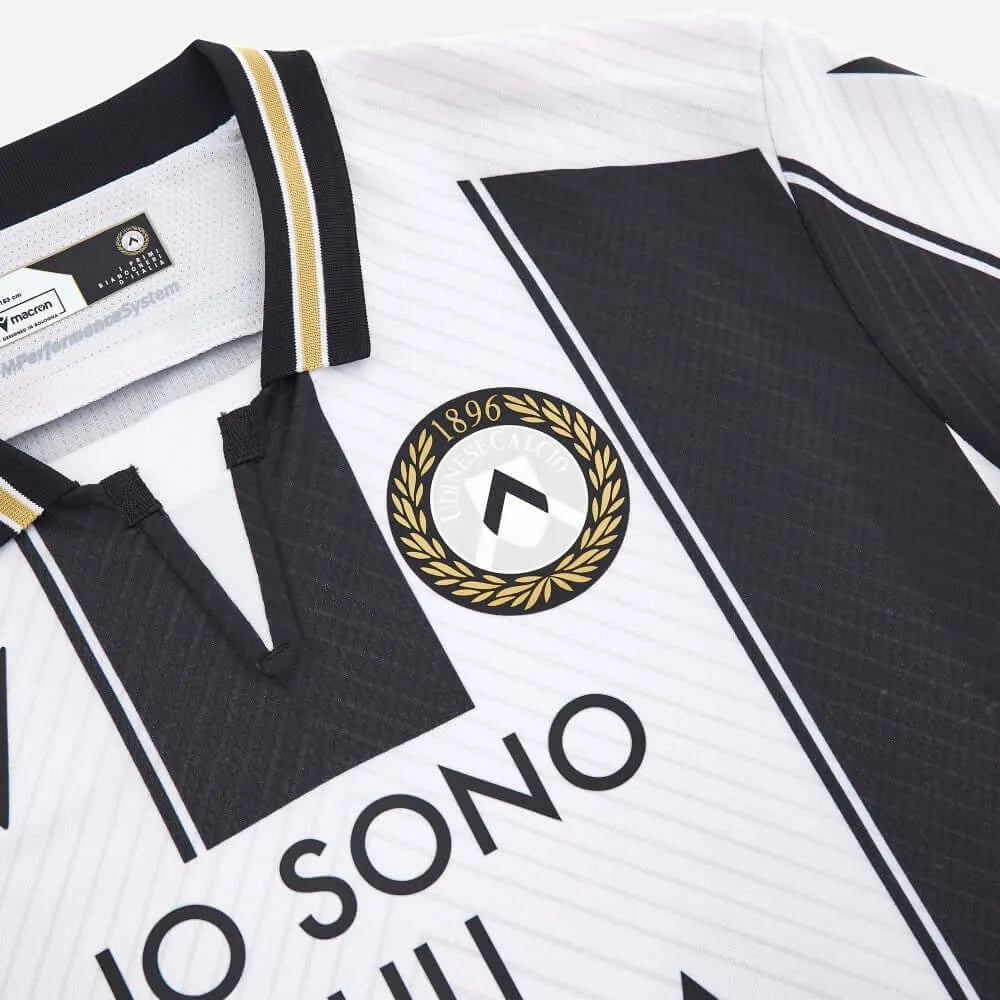 Macron 2024-25 Udinese Calcio Men's Authentic Home Jersey (Detail 1)