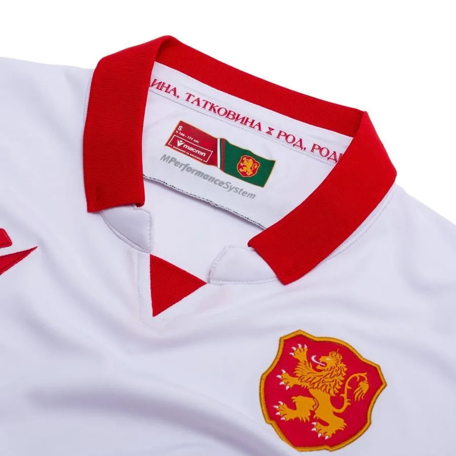 Macron 2025-26 Bulgaria Men's Authentic Home Soccer Jersey (Detail 1)