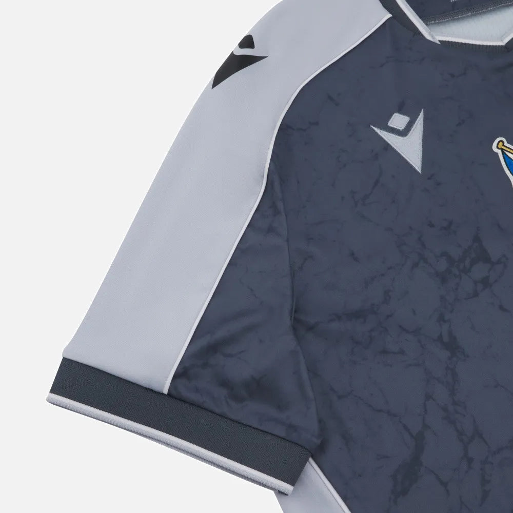 Macron 2025-26 Real Sociedad Men Authentic Away Soccer Jersey (Detail 2)
