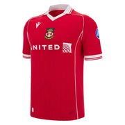 Macron 2025-26 Wrexham Men's Authentic Home Soccer Jersey (Front)