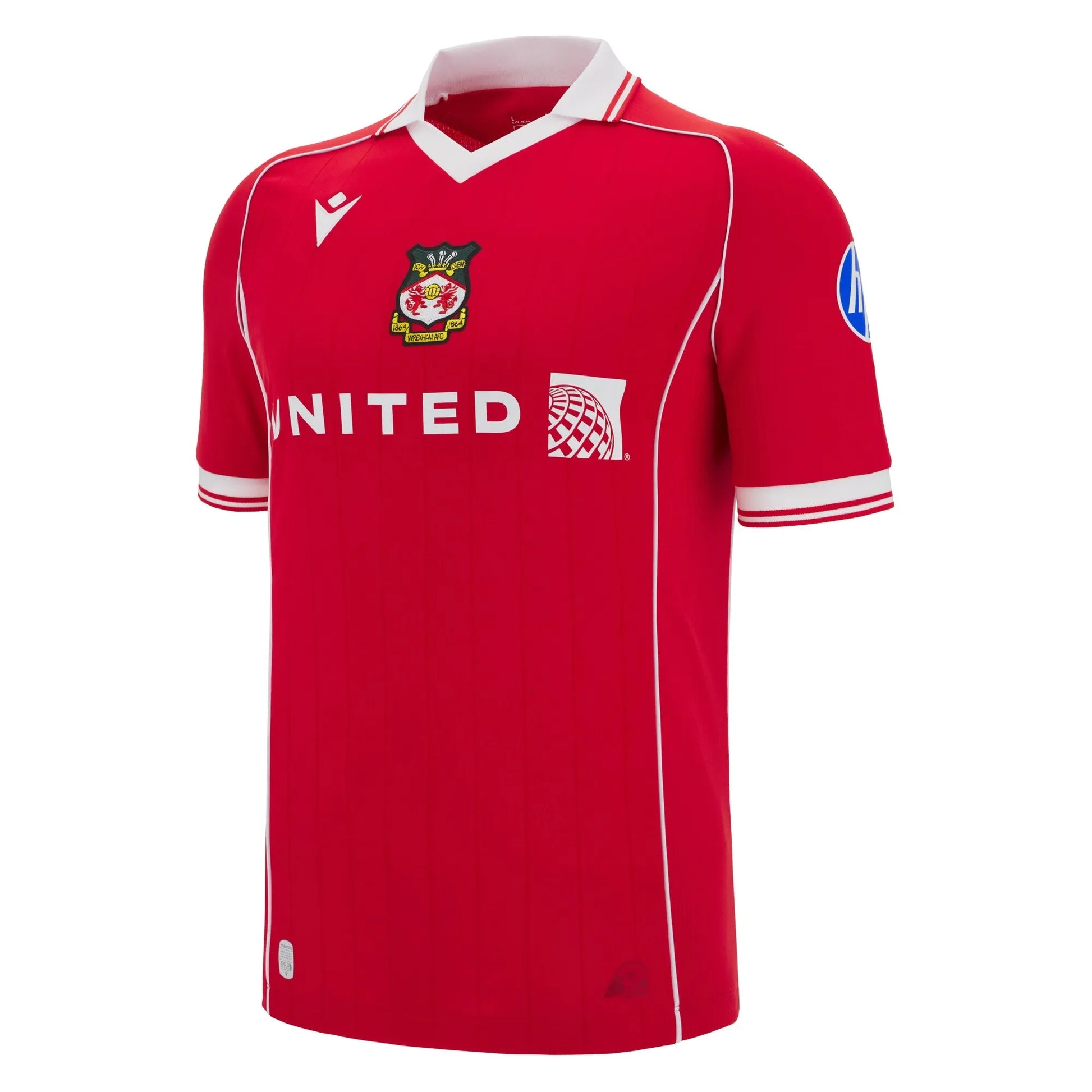 Macron 2025-26 Wrexham Men's Authentic Home Soccer Jersey (Front)