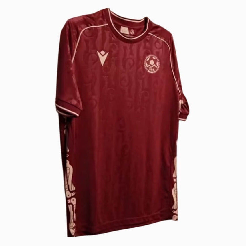 Macron 2026-27 Armenia Men's Authentic Home Soccer Jersey (Lateral - Front)
