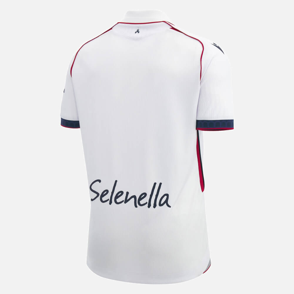 Macron 2026-27 Bologna Men's Authentic Away Soccer Jersey (Back)