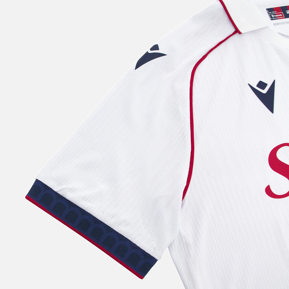 Macron 2026-27 Bologna Men's Authentic Away Soccer Jersey (Detail 1)