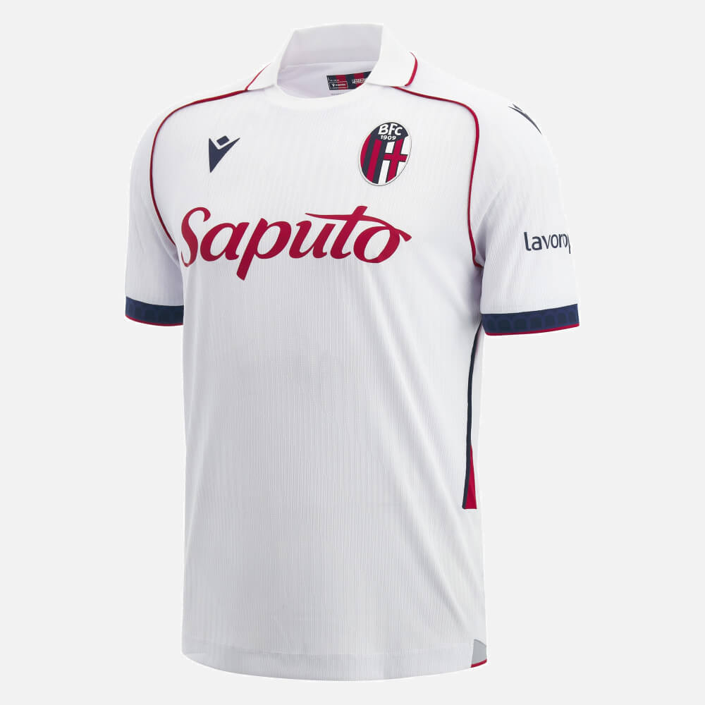 Macron 2026-27 Bologna Men's Authentic Away Soccer Jersey (Front)