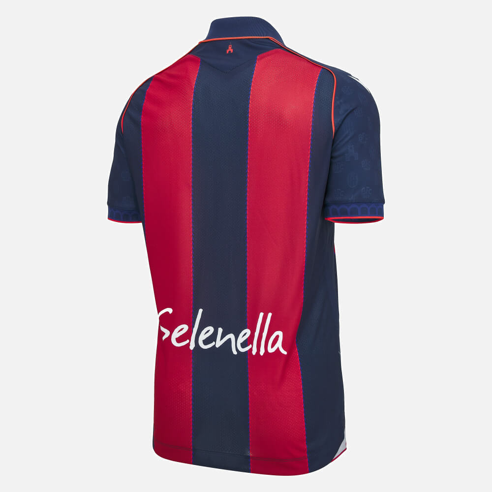 Macron 2026-27 Bologna Men's Authentic Home Soccer Jersey (Back)