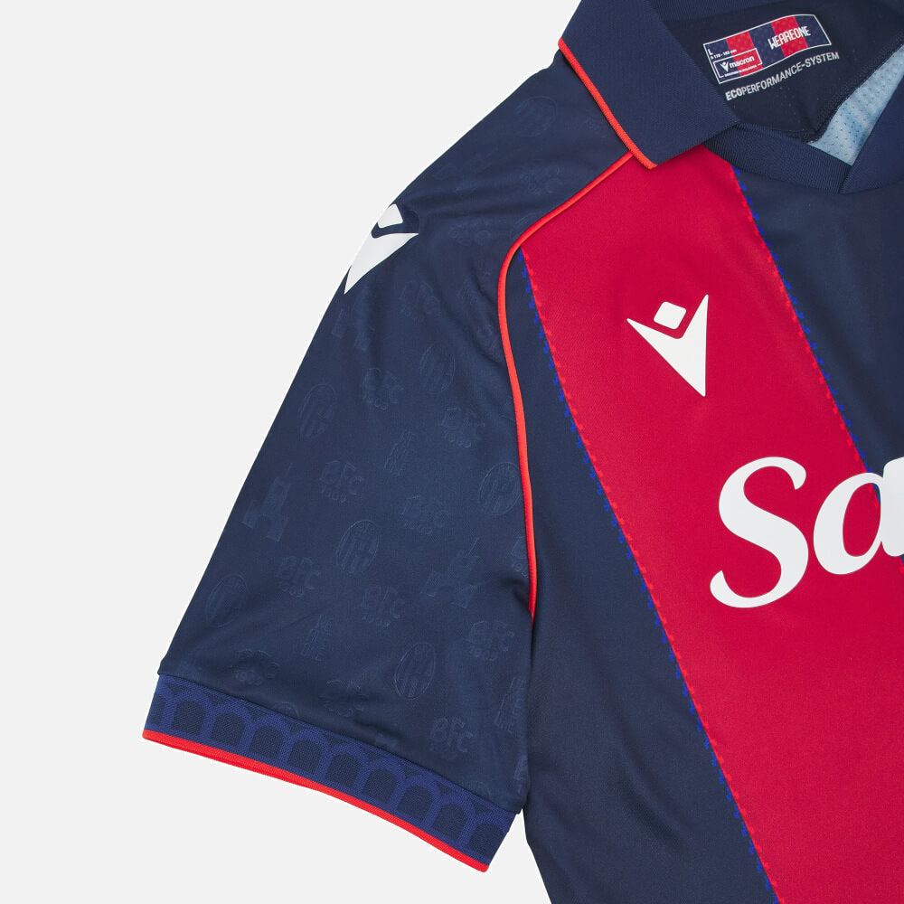 Macron 2026-27 Bologna Men's Authentic Home Soccer Jersey (Detail 1)