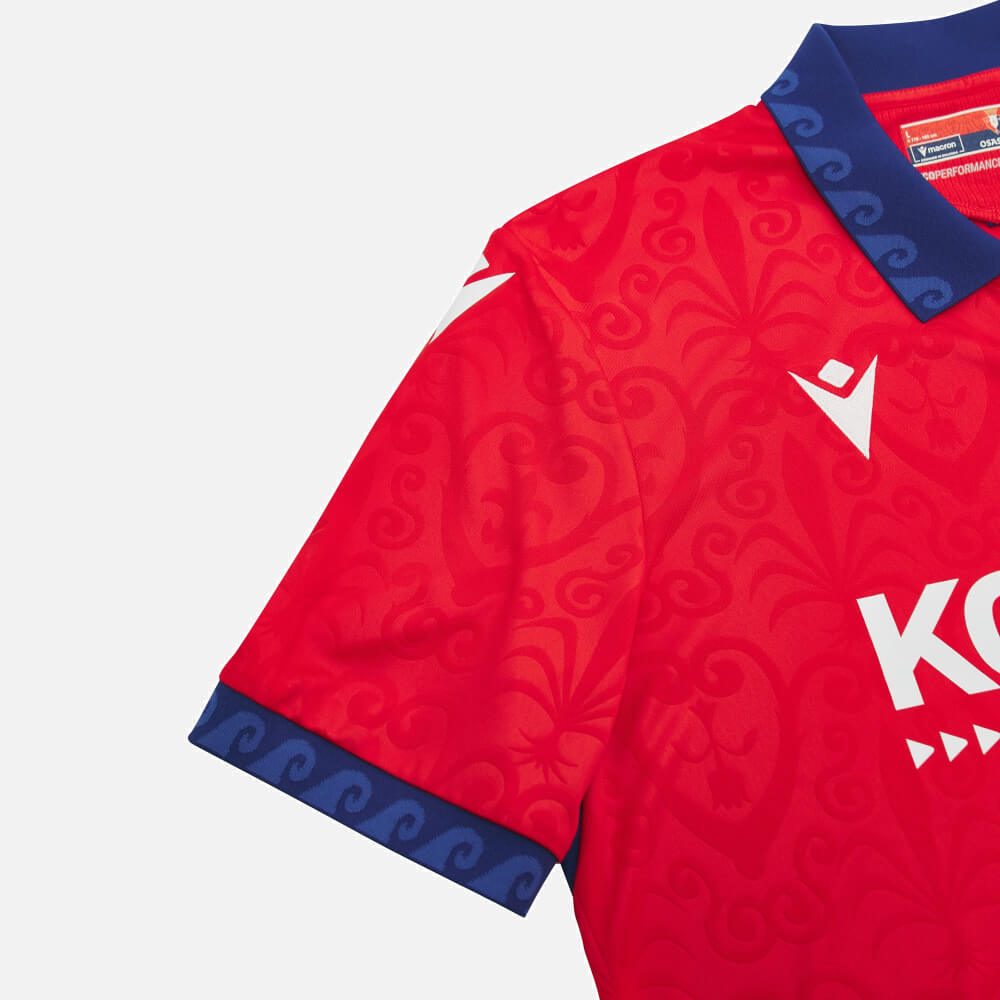 Macron 2026-27 Osasuna Men's Authentic Home Soccer Jersey (Detail 1)