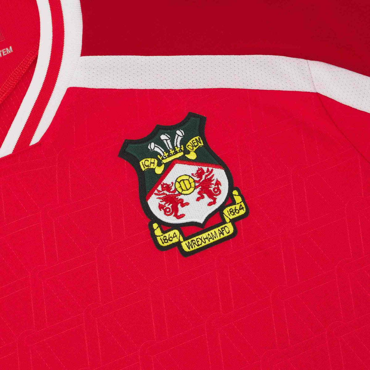 Macron 2026-27 Wrexham Men's Authentic Home Soccer Jersey (Detail 1)