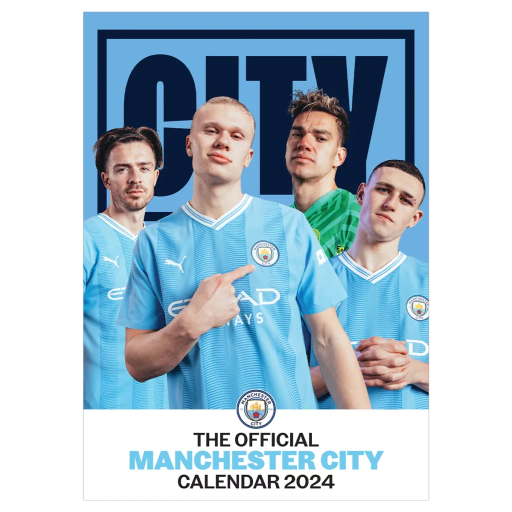 Manchester City 2024 Official Calendar (Front)