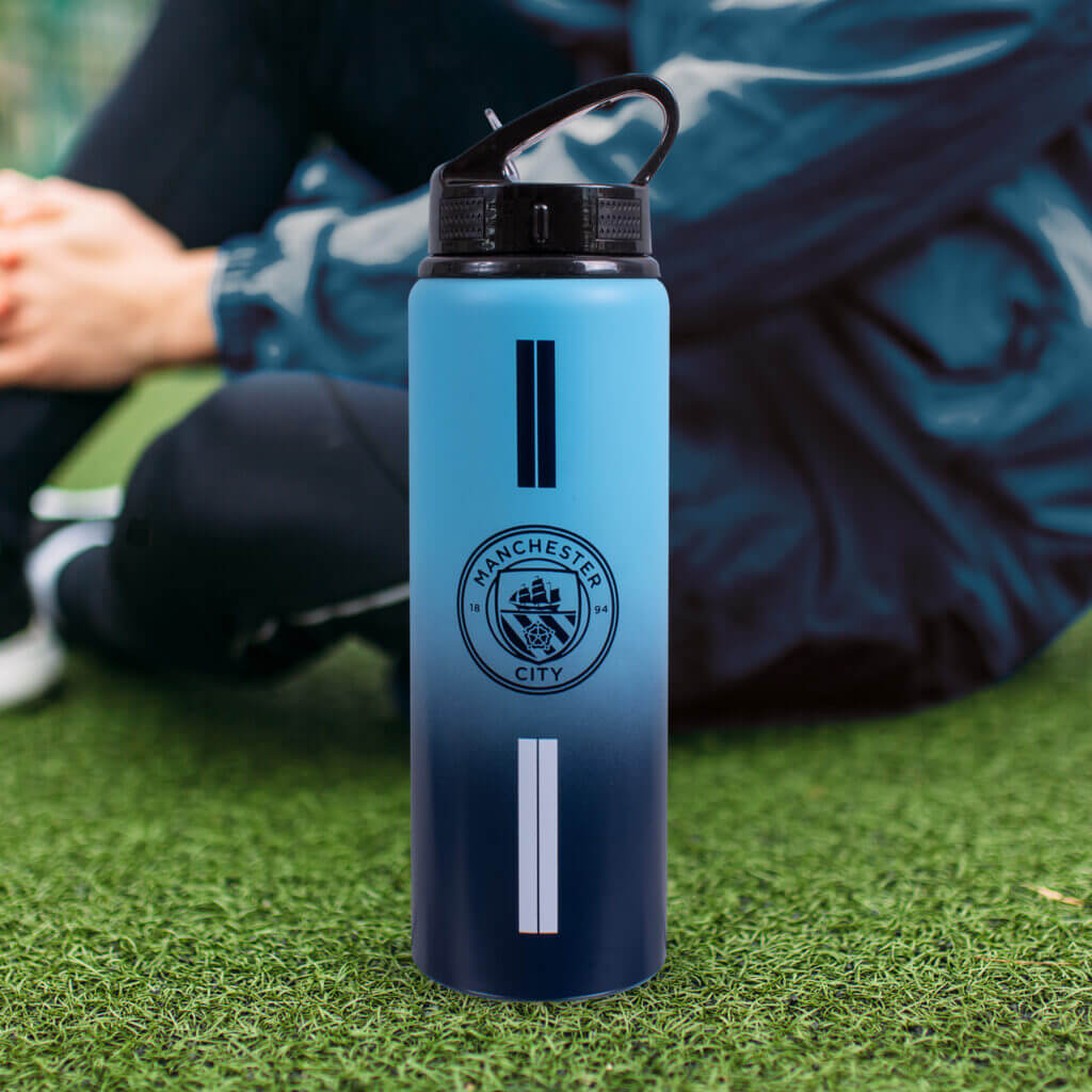 Manchester City Aluminum Fade Water Bottle (750ML) (Detail 1)