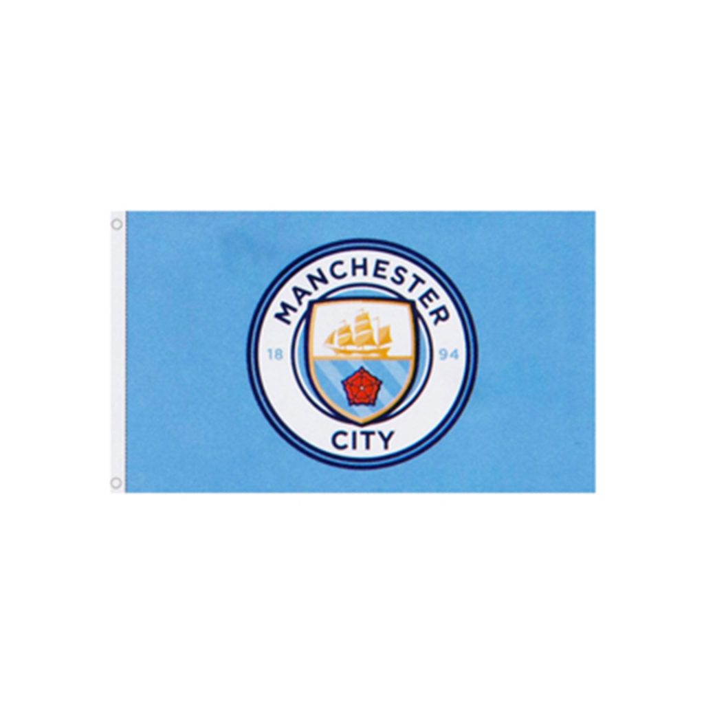 Manchester City Core Crest Flag (3x5') (Front)