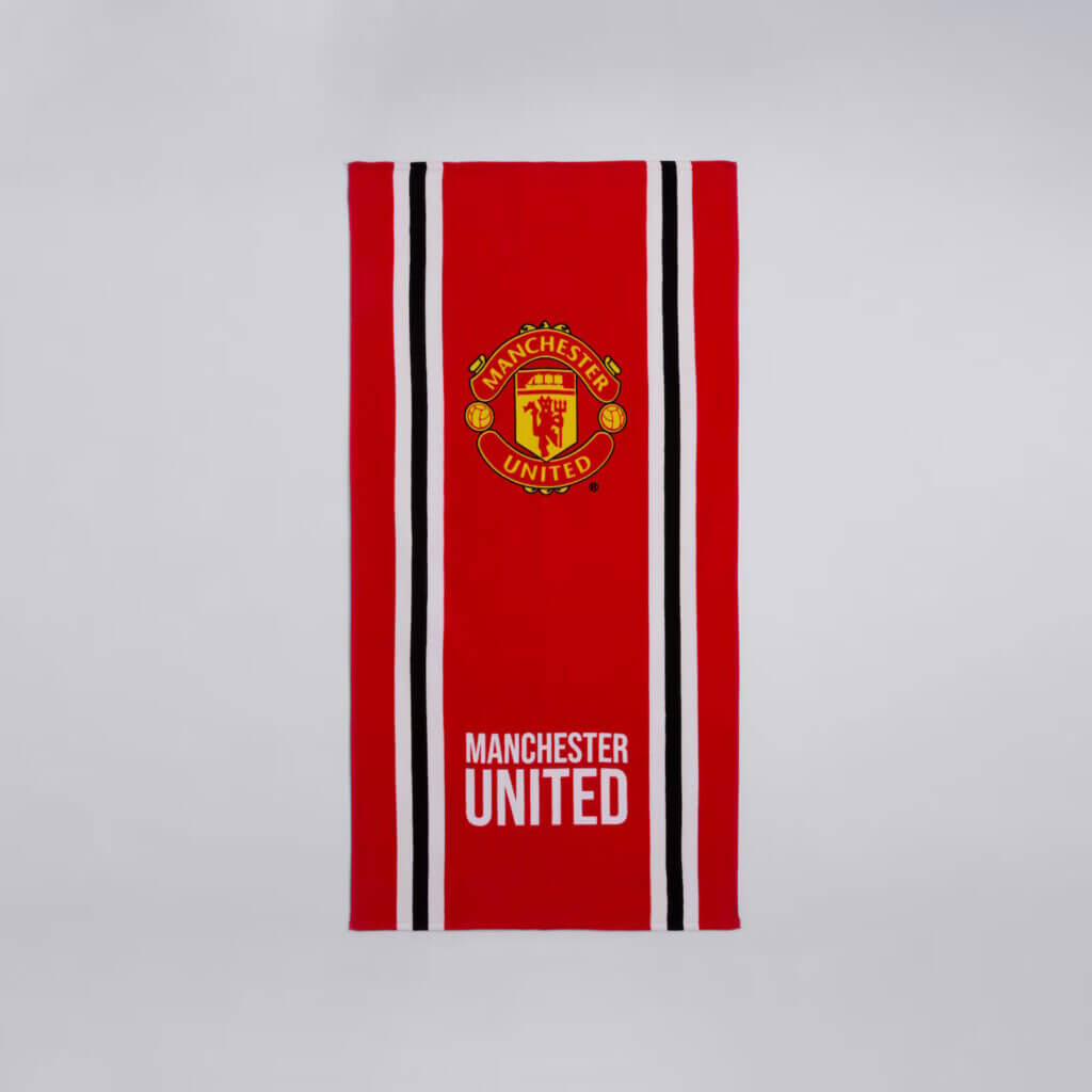 Manchester United Core Stripe Towel (Front)