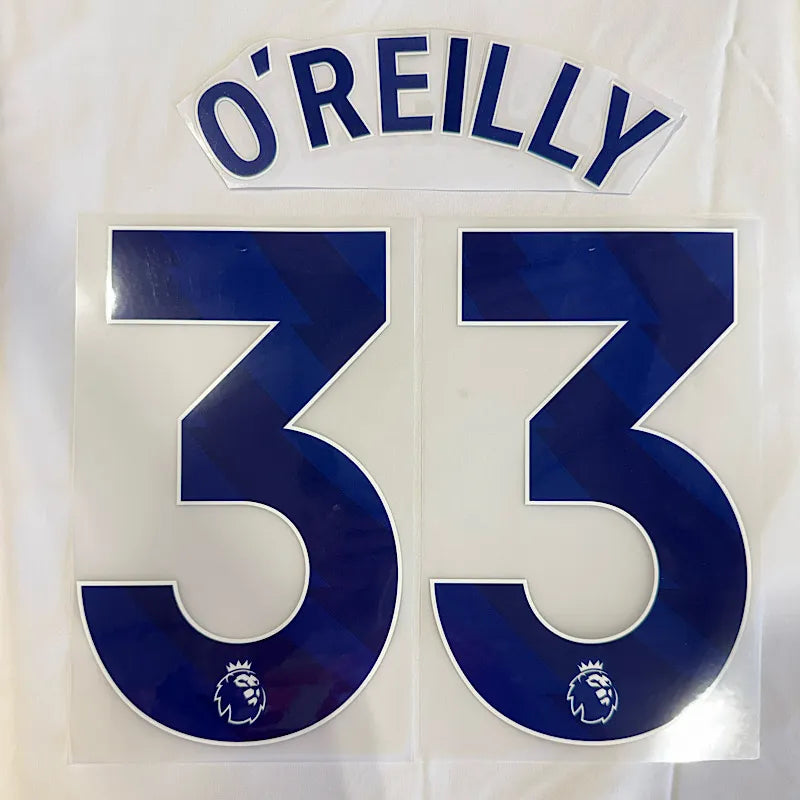 Manchester City 2026- Third O'REILLY #33 Jersey Name Set-Navy