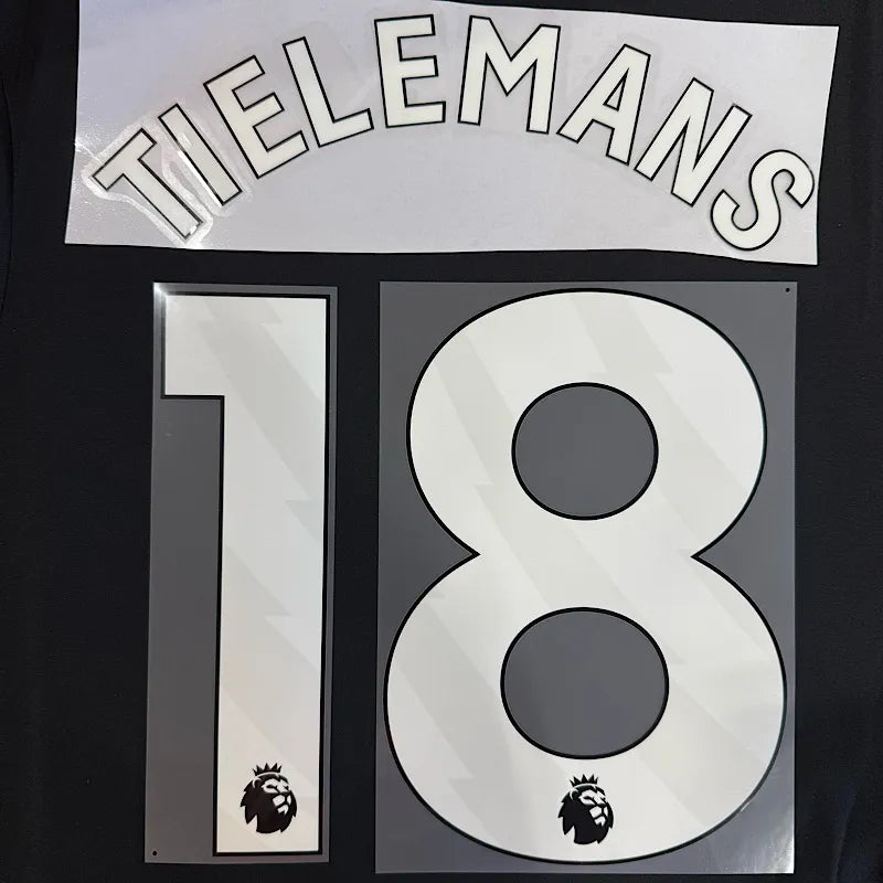 Manchester United 2026-Home TIELEMANS #18 Official Name Set-White