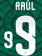 Mexico 2026- Home RAUL #9 Official Name Set