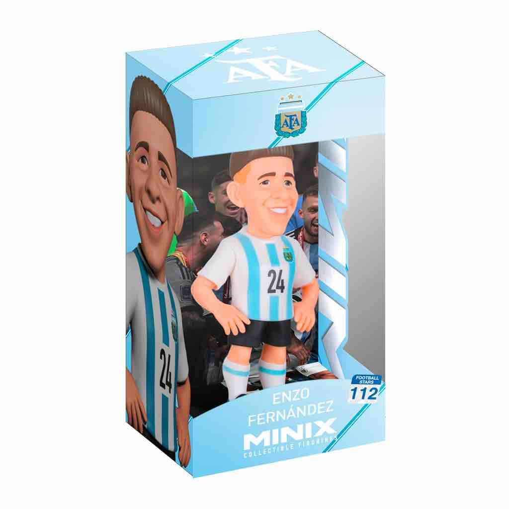 Minix 12 CM Enzo Fernandez Argentina (Box - Lateral Front)