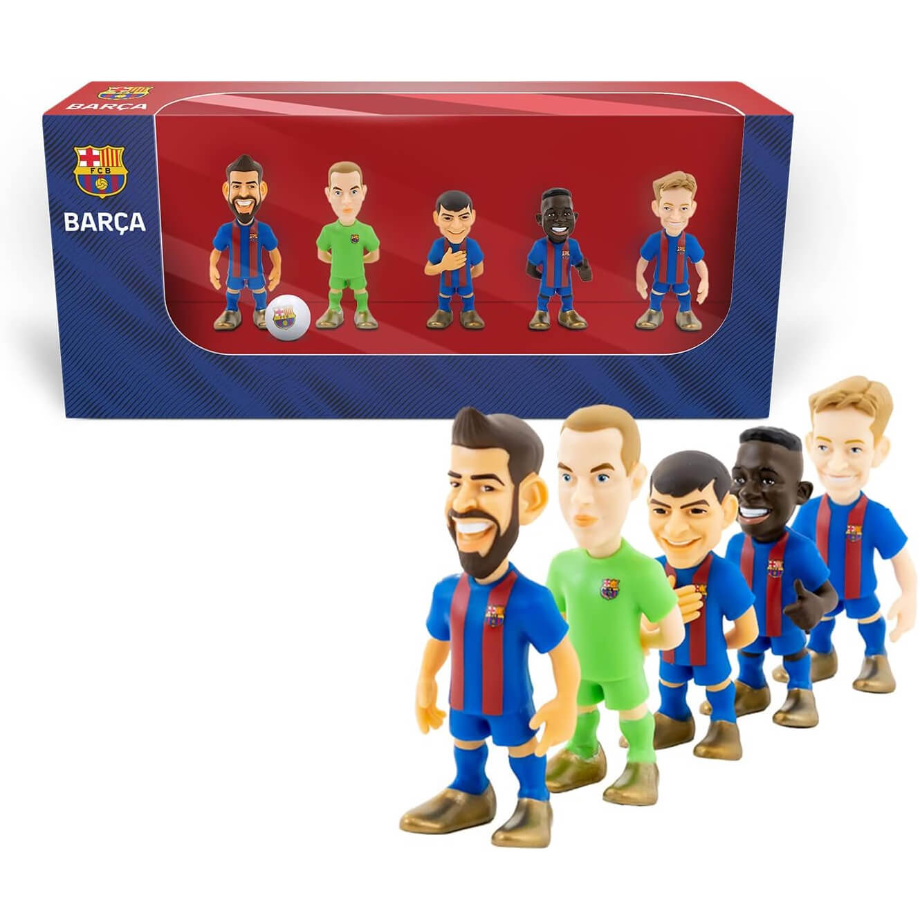 Minix Barcelona 5 Pack (Box & Figurines)