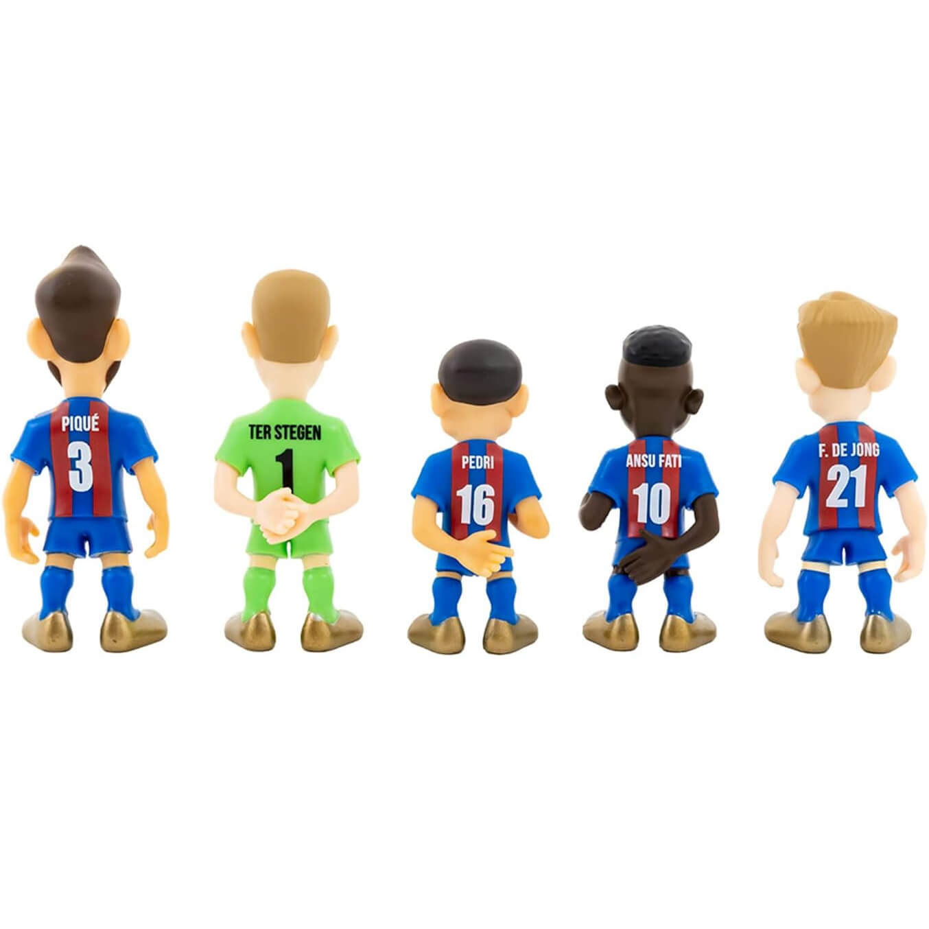 Minix Barcelona 5 Pack (Figurines - Back)