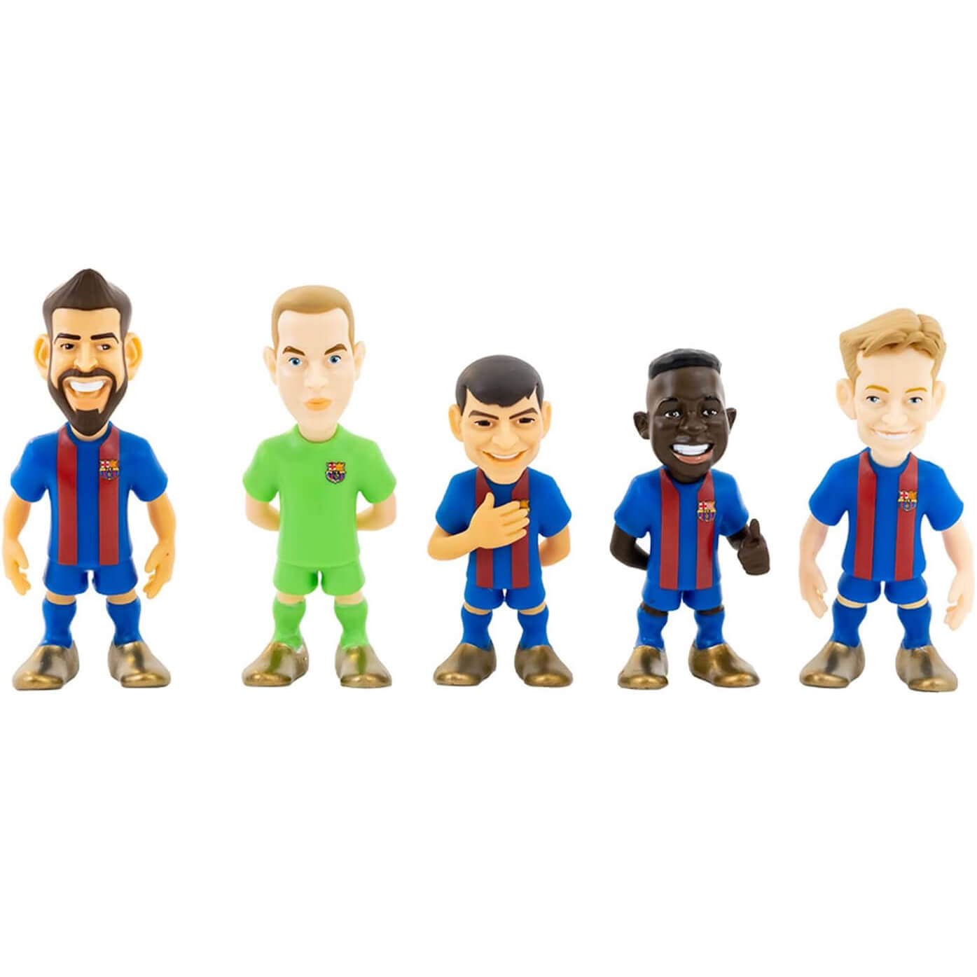 Minix Barcelona 5 Pack (Figurines - Front)