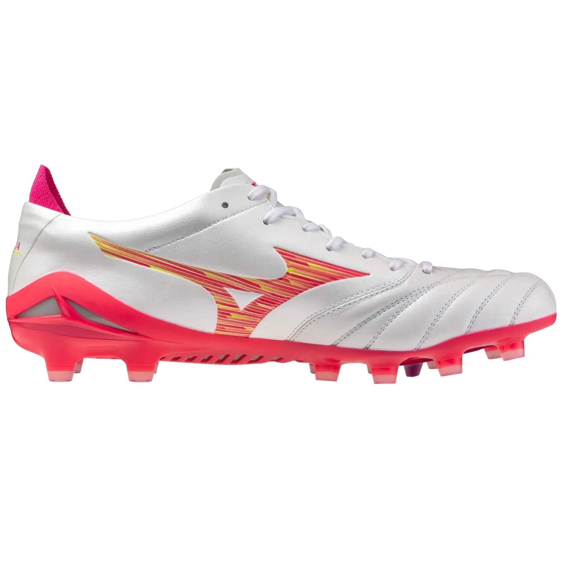 Mizuno Morelia Neo IV Elite Firm Ground Soccer Cleats - Blazing Flair Pack (SP26) (Side 2)