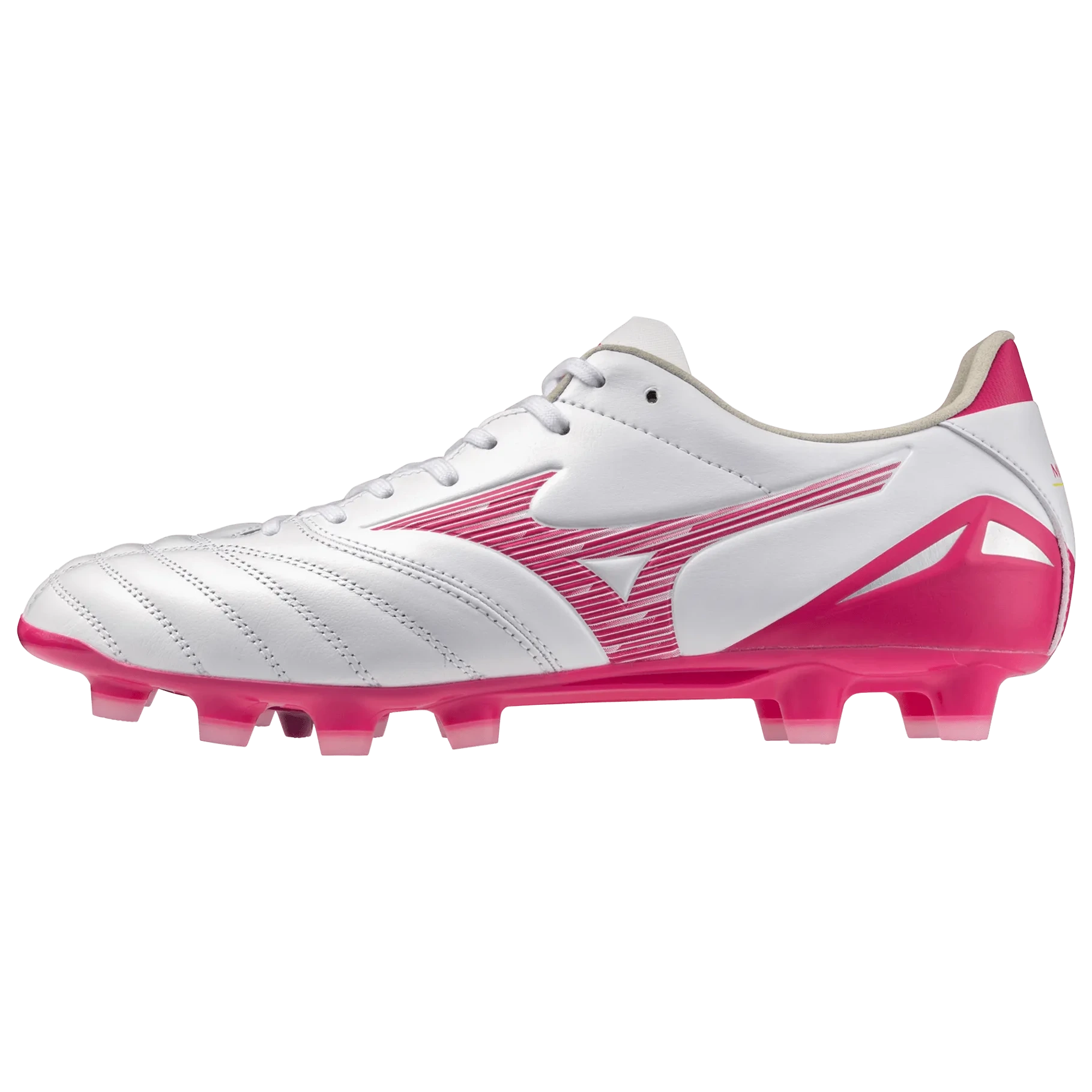 Mizuno Morelia Neo IV Pro Firm Ground Soccer Cleats - Blazing Flair Pack (SP26) (Side 1)