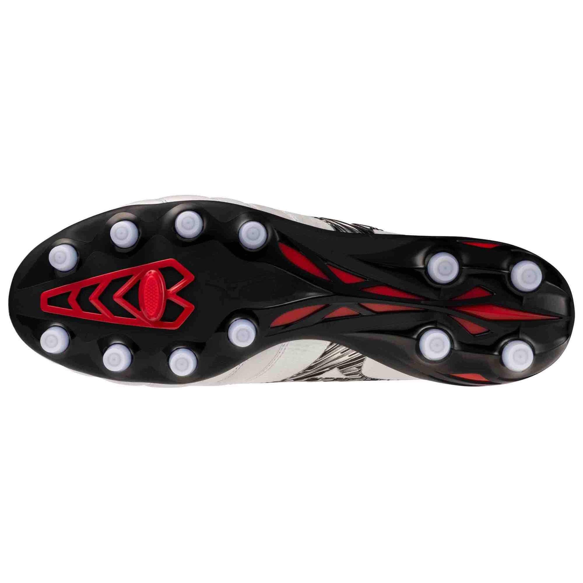 Mizuno Morelia Neo V Beta Made In Japan Firm Ground Soccer Cleats White-Black (Bottom)