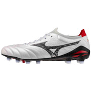 Mizuno Morelia Neo V Beta Made In Japan Firm Ground Soccer Cleats White-Black (Side 1)