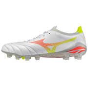 Mizuno Morelia Neo V Beta Pro Firm Ground Soccer Cleats - Prism White Pack (FA26) (Side 1)