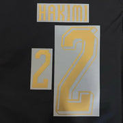 Morocco 2026- Home HAKIMI #2 Official Name Set