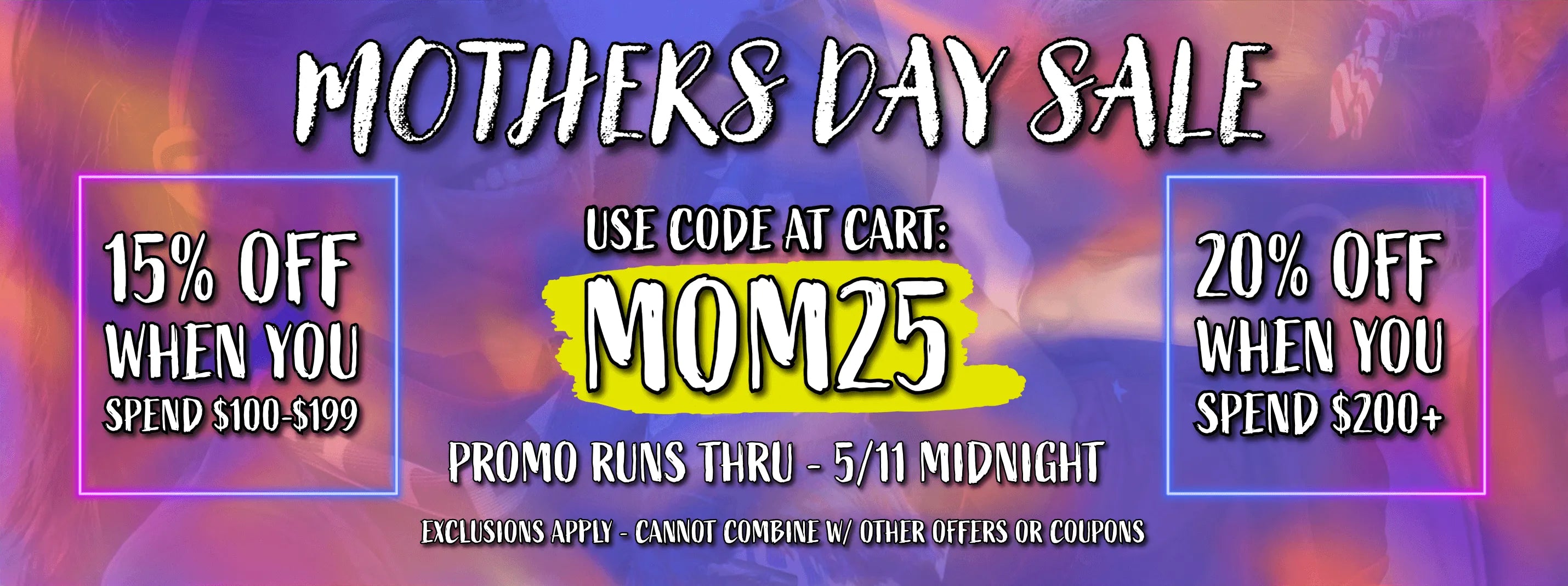 Mother's Day Sale - Desktop Banner