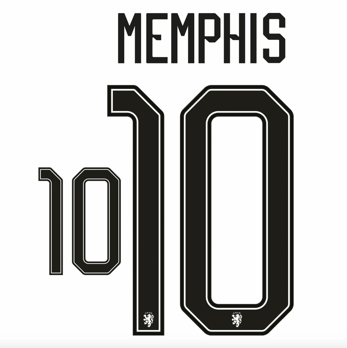 Netherlands 2026 Away MEMPHIS #10 Official Name Set
