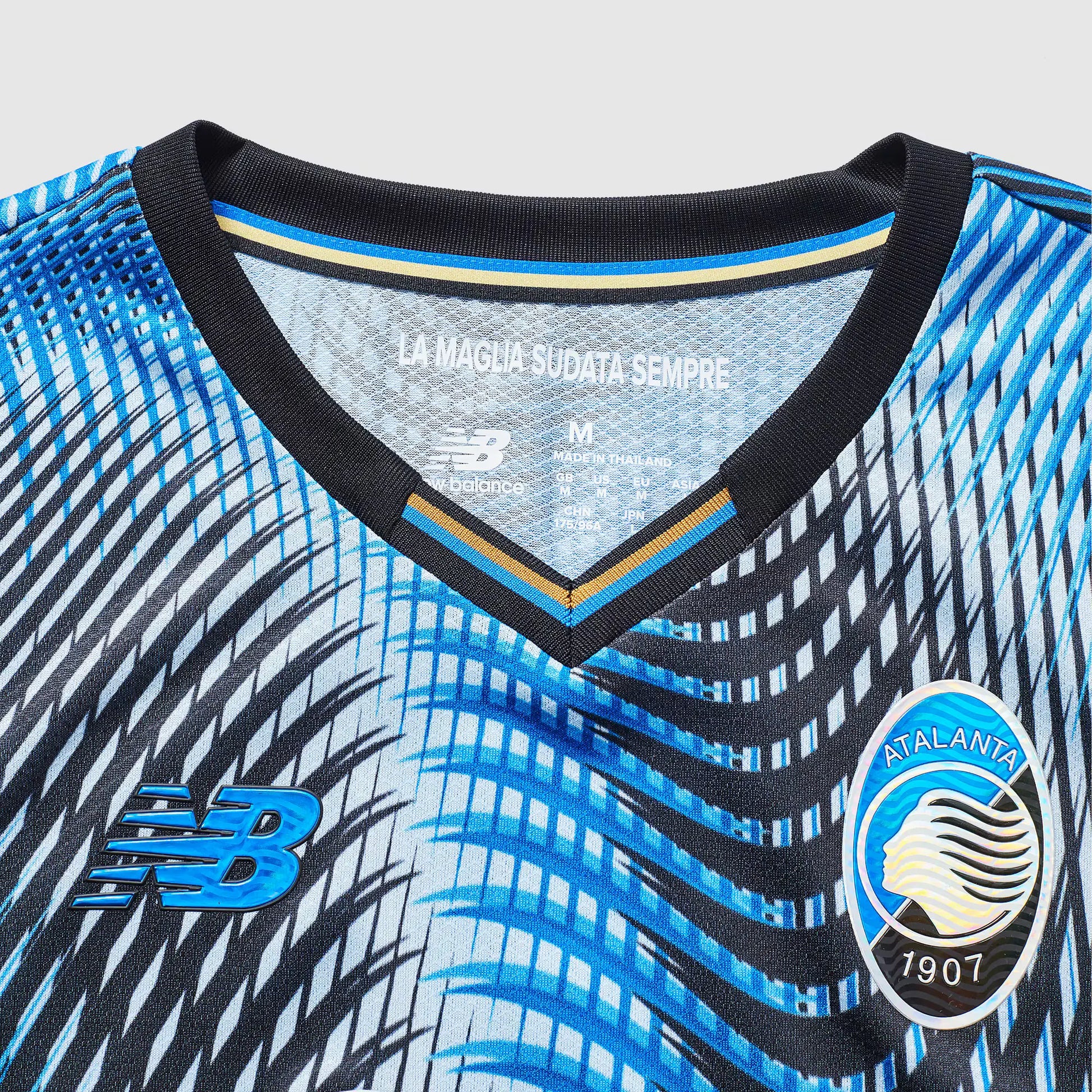 New Balance 2025-26 Atalanta Men's Stadium Fourth Soccer Jersey (Detail 1)