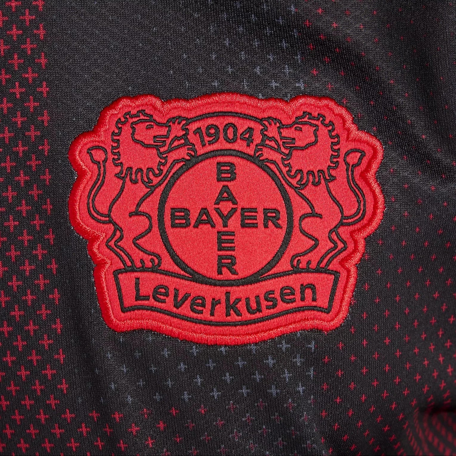 New Balance 2025-26 Bayer Leverkusen Men's Stadium Home Soccer Jersey (Detail 2)