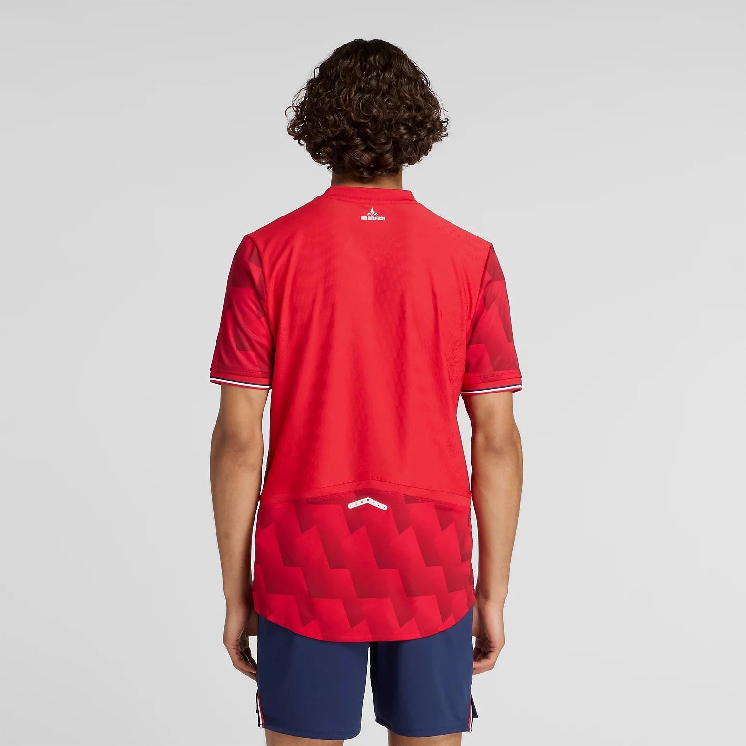 New Balance 2025-26 Lille Men's Authentic Home Soccer Jersey (Model - Back)