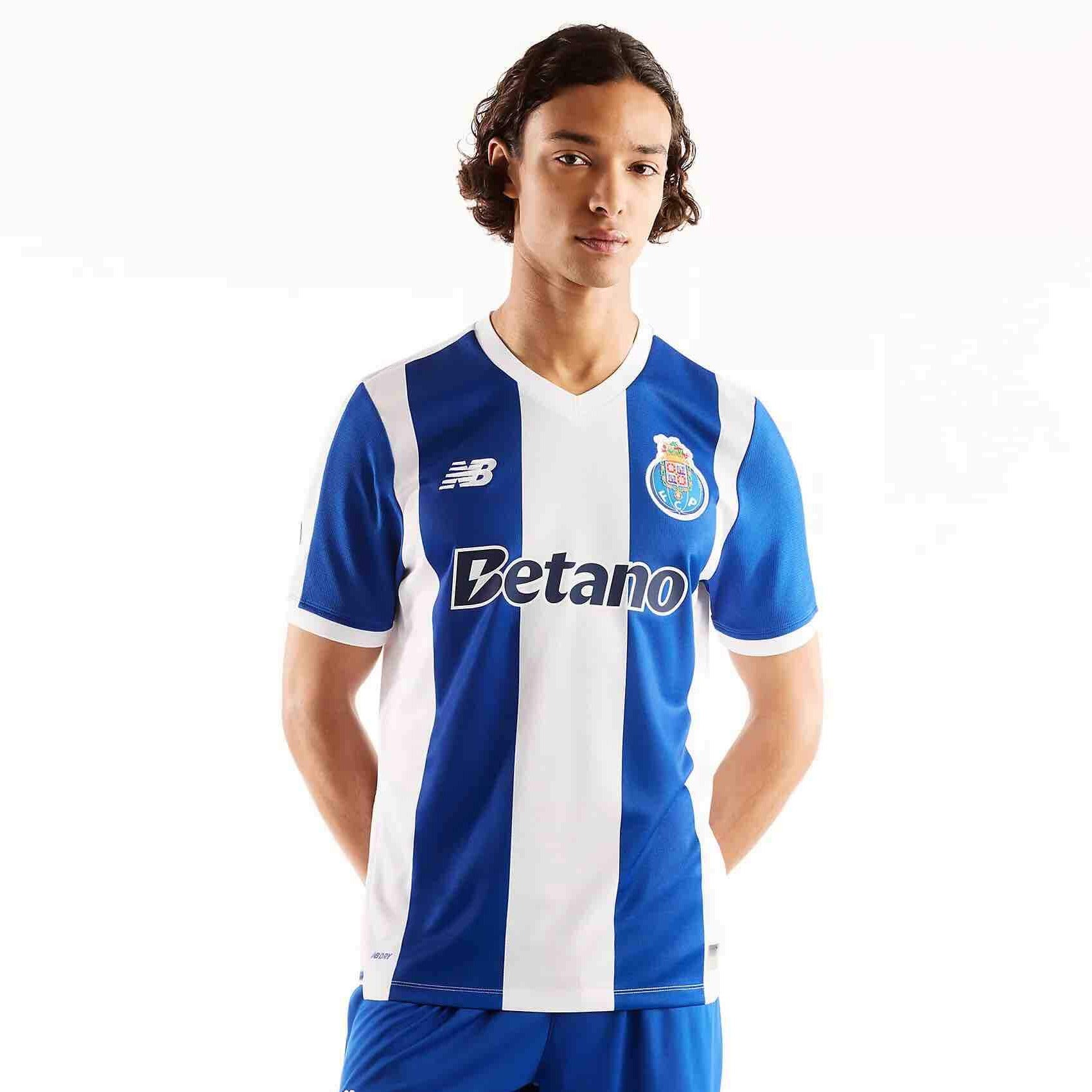 New Balance 2026-27 Porto Men's Authentic Home Soccer Jersey (Model - Front)