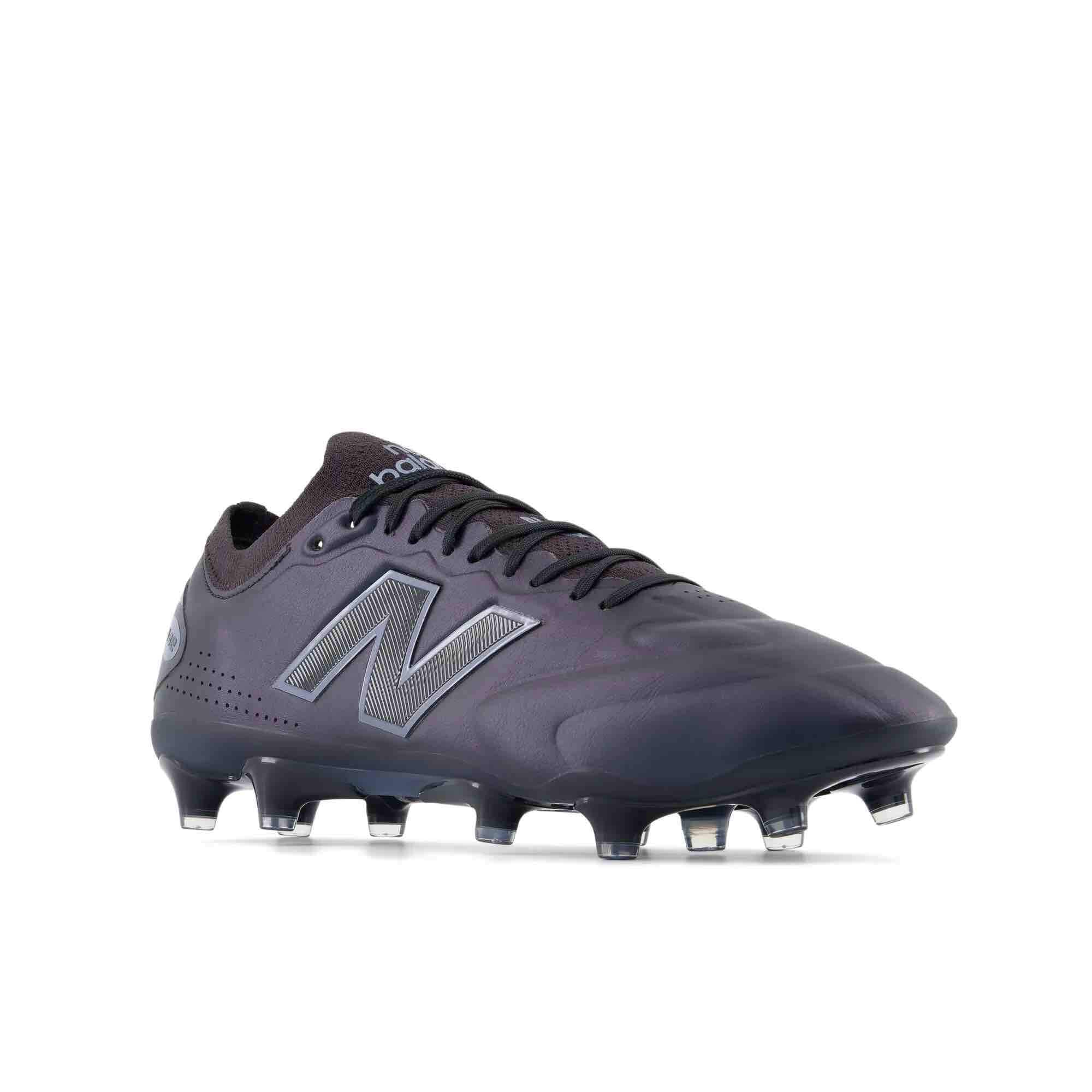 New Balance 442 Elite Knit V3 2E Wide Firm Ground Soccer Cleats - Black Pack (FA26) (Lateral Front)