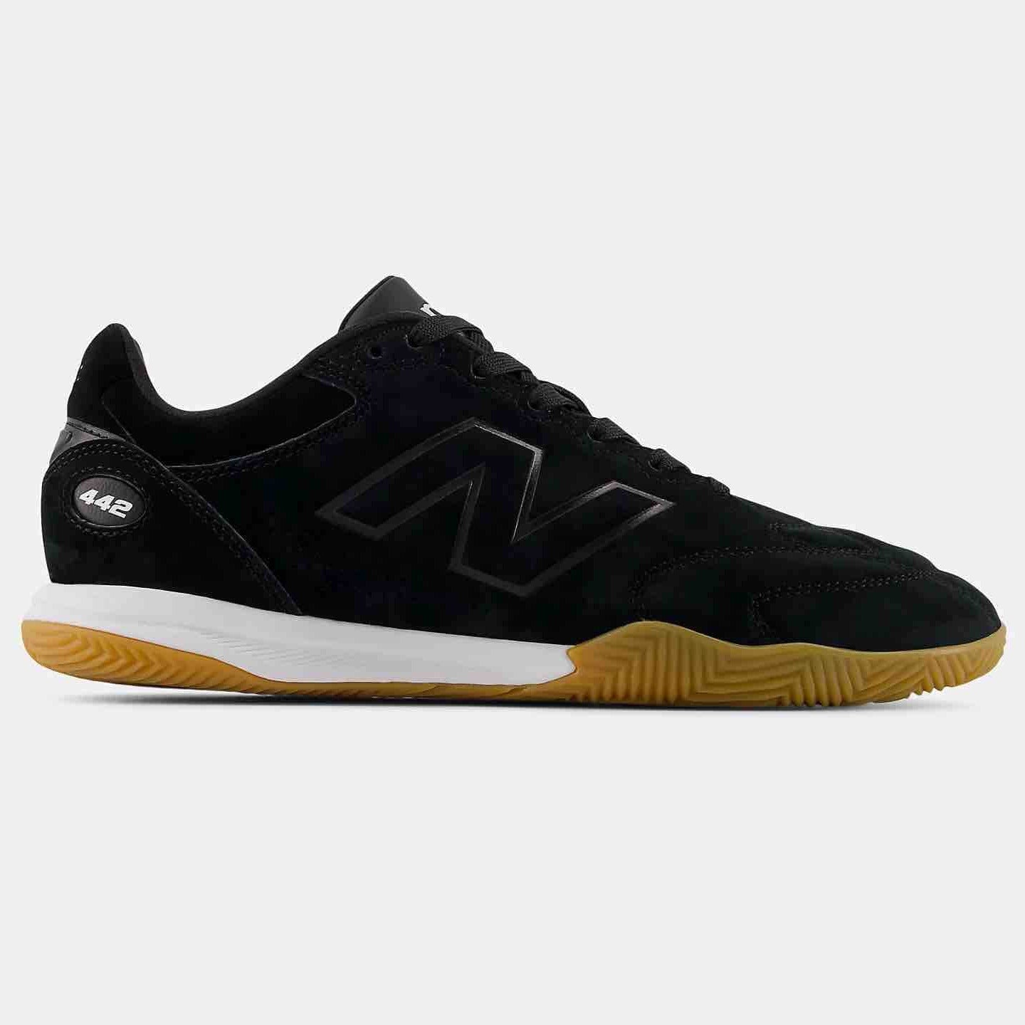 New Balance 442 Elite LS V3 2E Wide Indoor Soccer Shoes (Side 1)