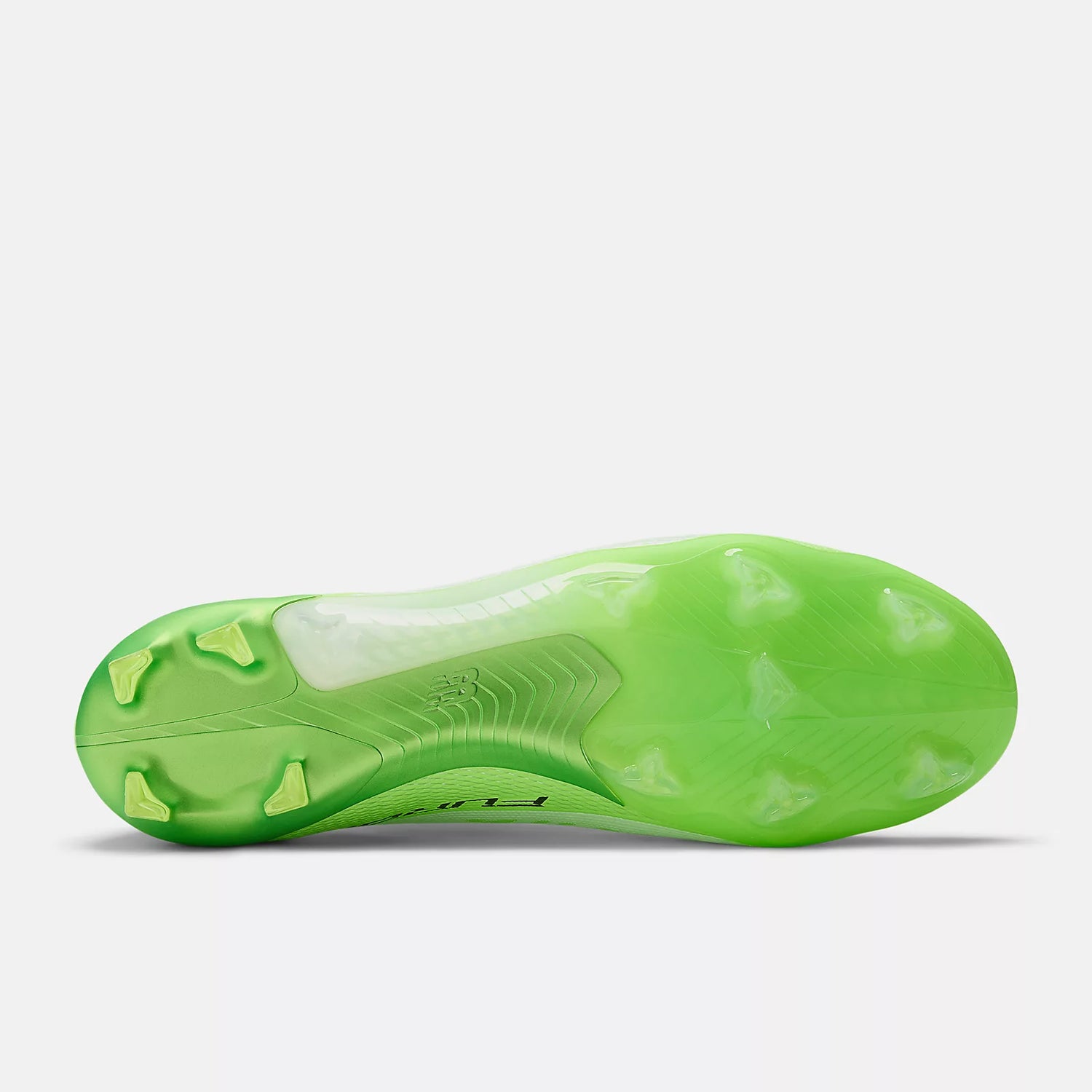 New Balance Furon Elite V8 2E Wide Firm Ground Soccer Cleats - Lime Light Pack (FA25) (Bottom)