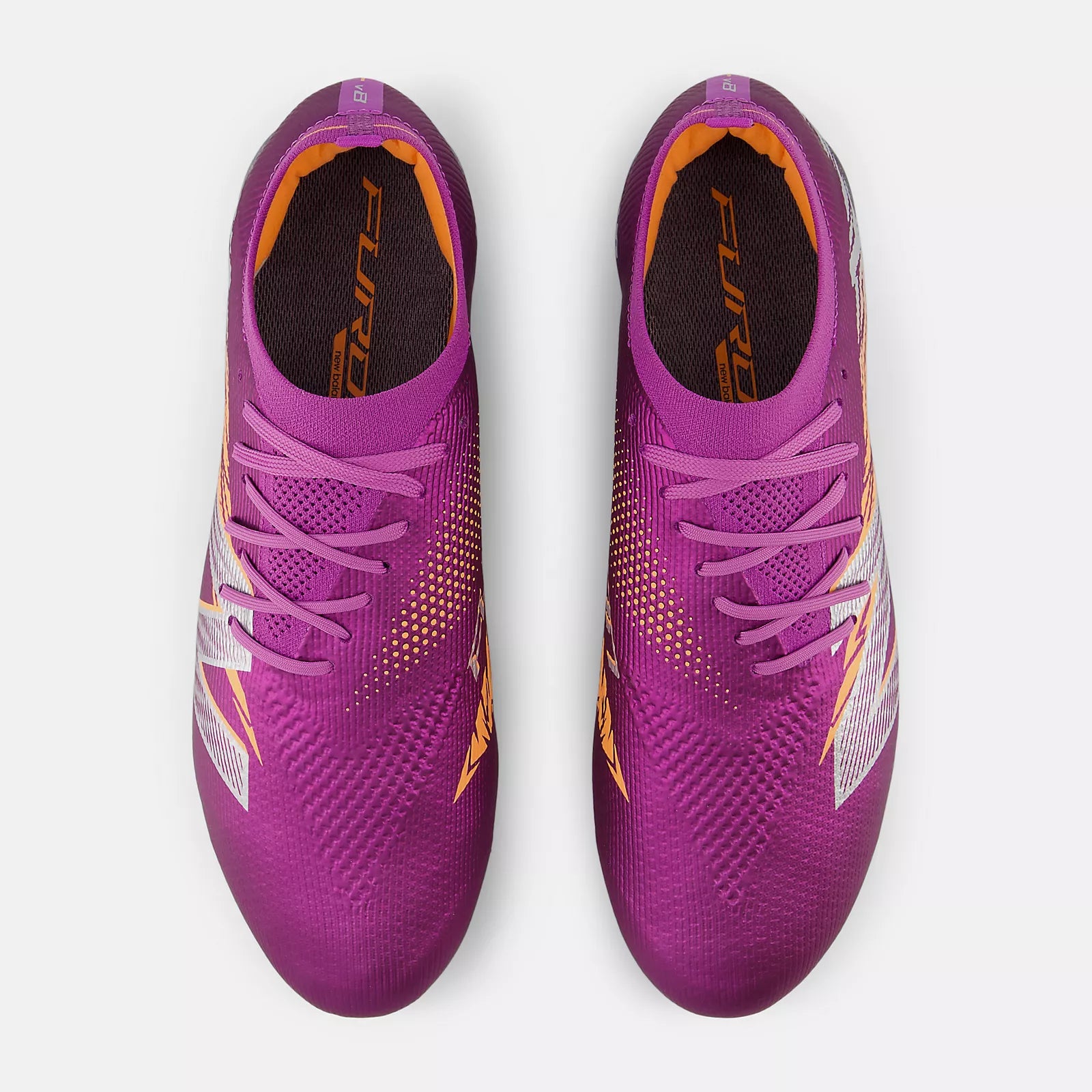 New Balance Furon Elite V8 Firm Ground Soccer Cleats - Energy Rush Pack (SP25) (Pair - Top)