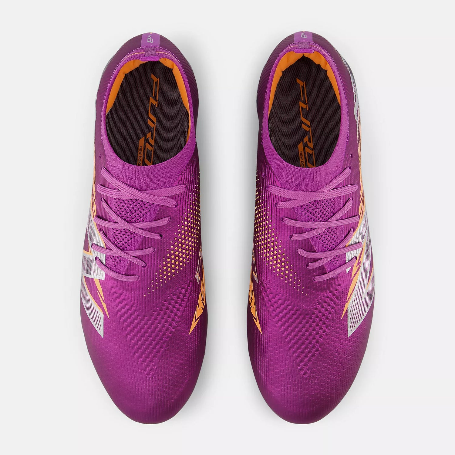 New Balance Furon Elite V8 Firm Ground Soccer Cleats - Energy Rush Pack (SP25) (Pair - Top)