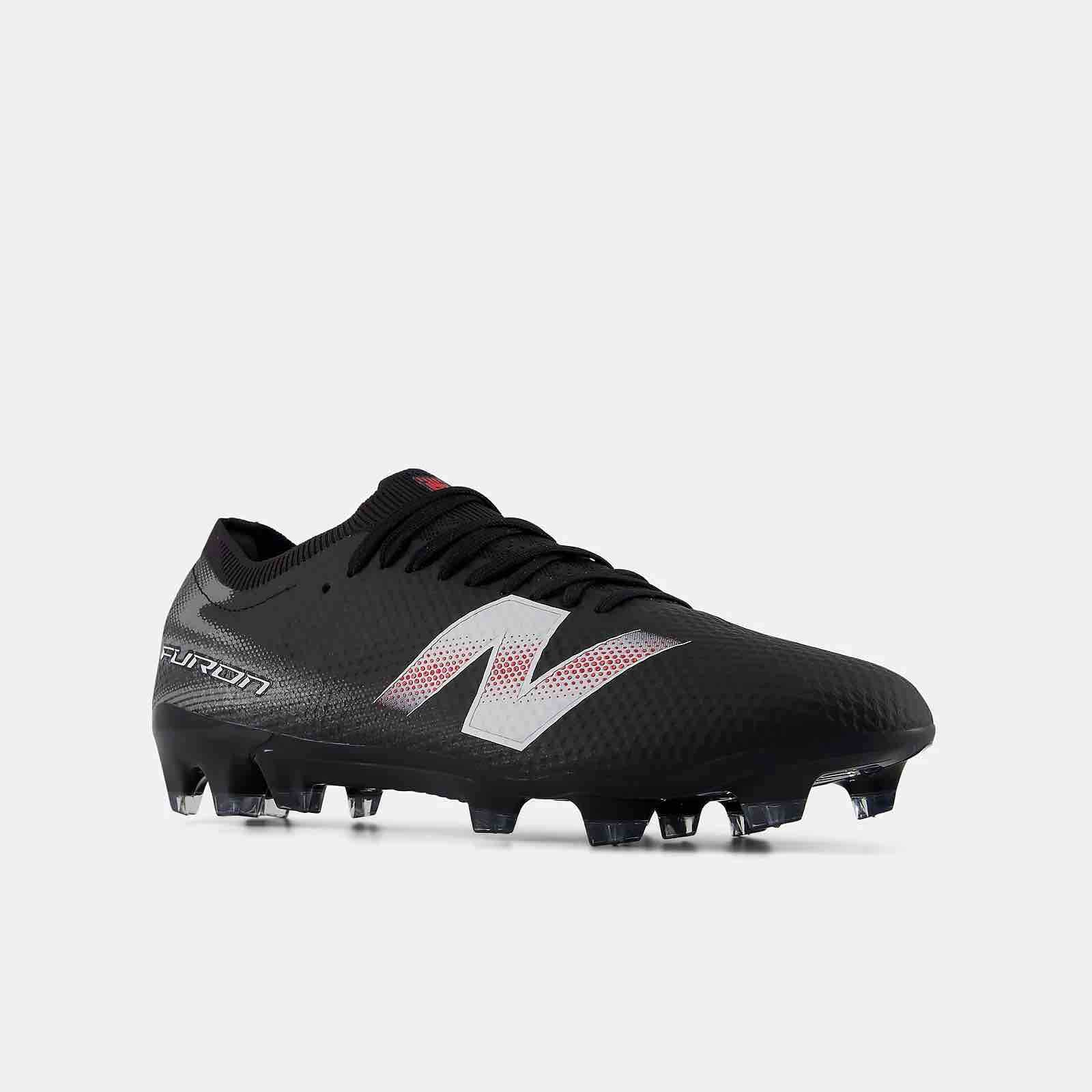 New Balance Furon サッカーシューズ ブラック New Balance Furon Elite V9 2E Wide Firm Ground Soccer Cleats